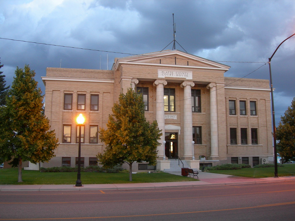 Platte County Courthouse in Wheatland, WY